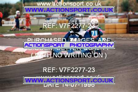Photo: V7F2277-23 ActionSport Photography 14/07/1996 Hunts Kart Club - Kimbolton _2_JuniorTKM #34