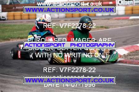 Photo: V7F2278-22 ActionSport Photography 14/07/1996 Hunts Kart Club - Kimbolton _3_SeniorTKM #8