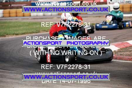 Photo: V7F2278-31 ActionSport Photography 14/07/1996 Hunts Kart Club - Kimbolton _3_SeniorTKM #8