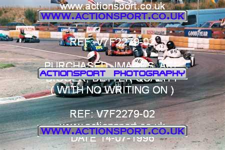 Photo: V7F2279-02 ActionSport Photography 14/07/1996 Hunts Kart Club - Kimbolton _7_250S #7