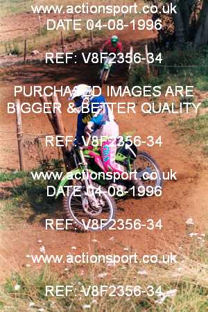 Photo: V8F2356-34 ActionSport Photography 04/08/1996 AMCA Gloucester MXC - Haresfield _3_250Juniors #7