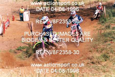 Photo: V8F2358-30 ActionSport Photography 04/08/1996 AMCA Gloucester MXC - Haresfield _4_250Experts #105