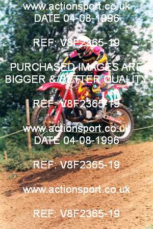 Photo: V8F2365-19 ActionSport Photography 04/08/1996 AMCA Gloucester MXC - Haresfield _7_250Seniors #128