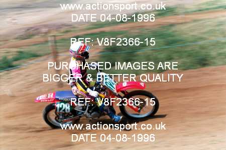 Photo: V8F2366-15 ActionSport Photography 04/08/1996 AMCA Gloucester MXC - Haresfield _7_250Seniors #128