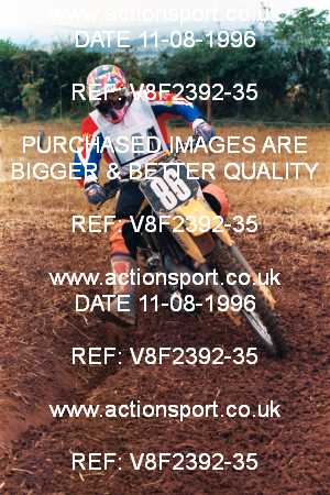 Photo: V8F2392-35 ActionSport Photography 11/08/1996 AMCA Brierly Hill MX - Six Ashes, Kings Nordley _2_JuniorsGroup1 #86
