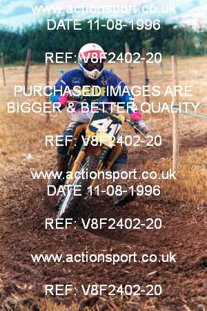 Photo: V8F2402-20 ActionSport Photography 11/08/1996 AMCA Brierly Hill MX - Six Ashes, Kings Nordley _7_250-750Experts #41