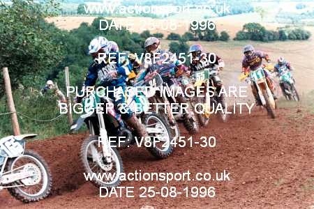Photo: V8F2451-30 ActionSport Photography 25/08/1996 AMCA Hereford MXC - Bacton _3_250-750Seniors #34