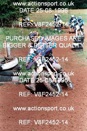 Photo: V8F2452-14 ActionSport Photography 25/08/1996 AMCA Hereford MXC - Bacton _3_250-750Seniors #34