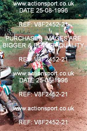 Photo: V8F2452-21 ActionSport Photography 25/08/1996 AMCA Hereford MXC - Bacton _3_250-750Seniors #33