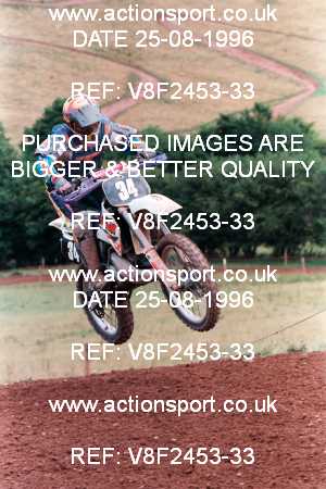 Photo: V8F2453-33 ActionSport Photography 25/08/1996 AMCA Hereford MXC - Bacton _3_250-750Seniors #34