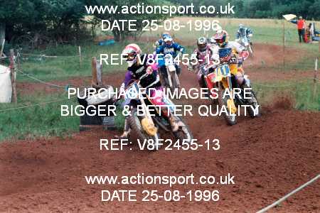 Photo: V8F2455-13 ActionSport Photography 25/08/1996 AMCA Hereford MXC - Bacton _5_125Seniors-125Experts #14