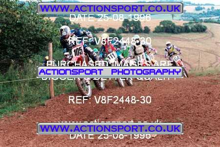 Photo: V8F2448-30 ActionSport Photography 25/08/1996 AMCA Hereford MXC - Bacton _2_250Qualifiers #105