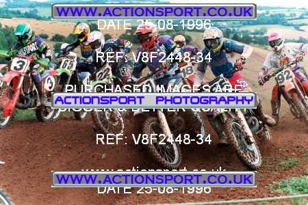 Photo: V8F2448-34 ActionSport Photography 25/08/1996 AMCA Hereford MXC - Bacton _2_250Qualifiers #65