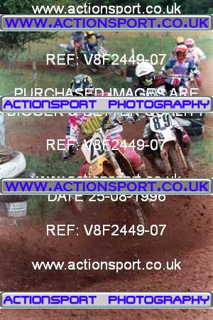Photo: V8F2449-07 ActionSport Photography 25/08/1996 AMCA Hereford MXC - Bacton _2_250Qualifiers #20