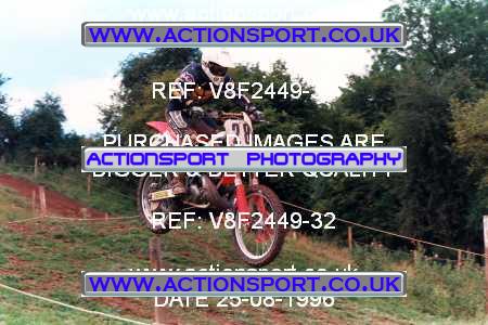 Photo: V8F2449-32 ActionSport Photography 25/08/1996 AMCA Hereford MXC - Bacton _2_250Qualifiers #28