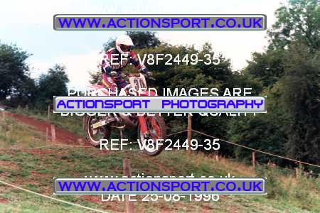 Photo: V8F2449-35 ActionSport Photography 25/08/1996 AMCA Hereford MXC - Bacton _2_250Qualifiers #30