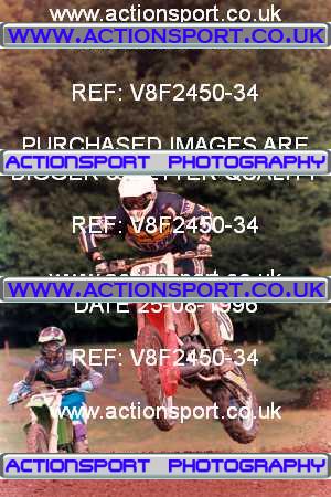 Photo: V8F2450-34 ActionSport Photography 25/08/1996 AMCA Hereford MXC - Bacton _2_250Qualifiers #28
