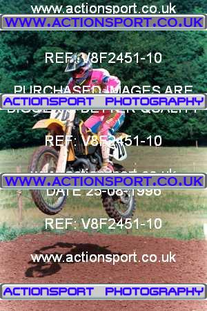 Photo: V8F2451-10 ActionSport Photography 25/08/1996 AMCA Hereford MXC - Bacton _2_250Qualifiers #20