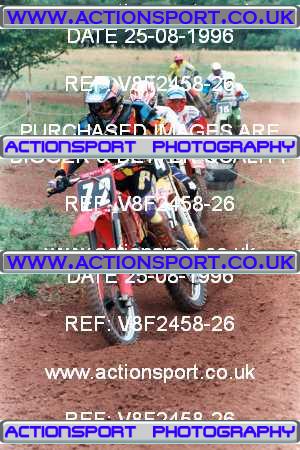 Photo: V8F2458-26 ActionSport Photography 25/08/1996 AMCA Hereford MXC - Bacton _6_JuniorsUnlimitedGroup2 #72
