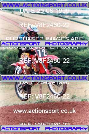 Photo: V8F2460-22 ActionSport Photography 25/08/1996 AMCA Hereford MXC - Bacton _6_JuniorsUnlimitedGroup2 #72