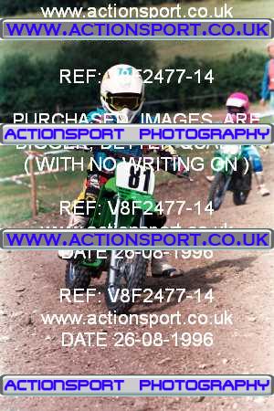 Photo: V8F2477-14 ActionSport Photography 26/08/1996 YMSA Poole & Parkstone MC 2 Day _7_60s-Cadets #81