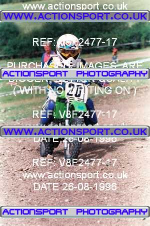 Photo: V8F2477-17 ActionSport Photography 26/08/1996 YMSA Poole & Parkstone MC 2 Day _7_60s-Cadets #20