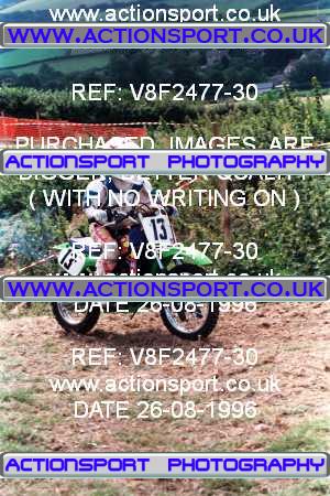 Photo: V8F2477-30 ActionSport Photography 26/08/1996 YMSA Poole & Parkstone MC 2 Day _7_60s-Cadets #13