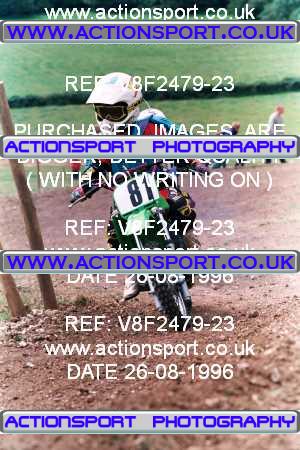 Photo: V8F2479-23 ActionSport Photography 26/08/1996 YMSA Poole & Parkstone MC 2 Day _7_60s-Cadets #81