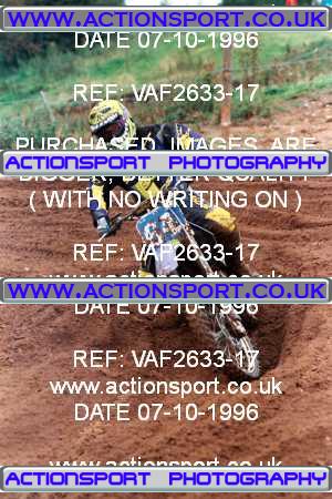 Photo: VAF2633-17 ActionSport Photography 06/10/1996 AMCA Stockport MXC - Norley  _1_125Seniors_125Experts #64