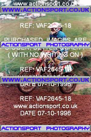 Photo: VAF2645-18 ActionSport Photography 06/10/1996 AMCA Stockport MXC - Norley  _7_250-750Seniors #104