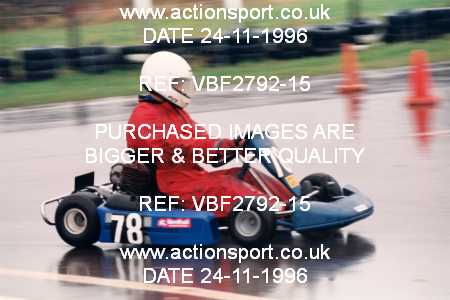 Photo: VBF2792-15 ActionSport Photography 24/11/1996 Dunkeswell Kart Club _3_FormulaClassic #78
