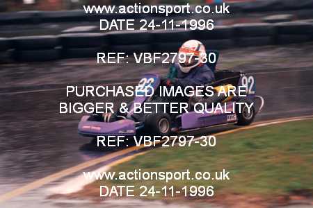 Photo: VBF2797-30 ActionSport Photography 24/11/1996 Dunkeswell Kart Club _7_125s #92