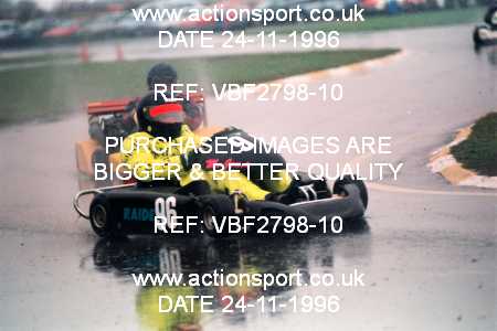 Photo: VBF2798-10 ActionSport Photography 24/11/1996 Dunkeswell Kart Club _8_250s #96
