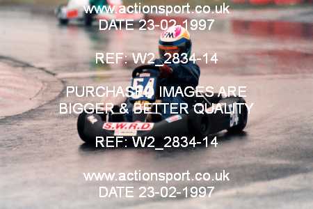 Photo: W2_2834-14 ActionSport Photography 23/02/1997 Manchester and Buxton Kart Club - Three Sisters _4_JuniorTKM #54