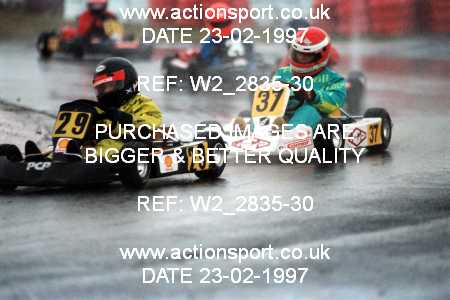 Photo: W2_2835-30 ActionSport Photography 23/02/1997 Manchester and Buxton Kart Club - Three Sisters _6_Cadets #37
