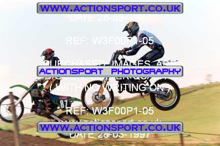 Photo: W3F00P1-05 ActionSport Photography 28/03/1997 AMCA Marshfield MXC Mike Brown Memorial _0_Practice #37