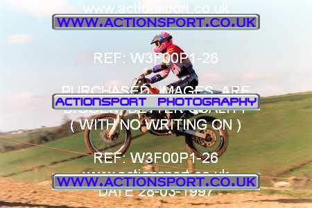 Photo: W3F00P1-26 ActionSport Photography 28/03/1997 AMCA Marshfield MXC Mike Brown Memorial _0_Practice #33