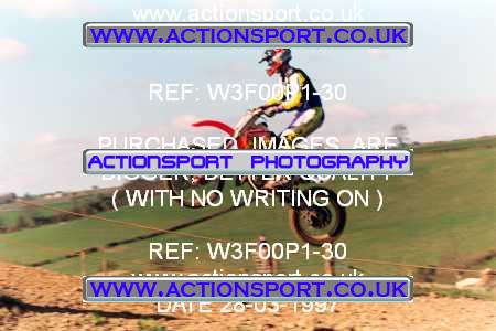 Photo: W3F00P1-30 ActionSport Photography 28/03/1997 AMCA Marshfield MXC Mike Brown Memorial _0_Practice #163