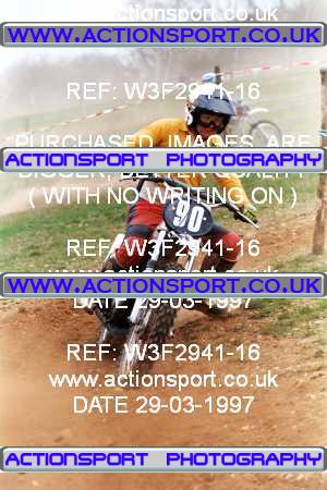 Photo: W3F2941-16 ActionSport Photography 29/03/1997 Pre 65 MC Classic Scramble - Beaconsfield  _1_250CCRacingClass #90