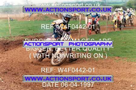 Photo: W4F0442-01 ActionSport Photography 06/04/1997 AMCA Shepshed MCC - Wymeswold _5_JuniorsGroup3 #9990