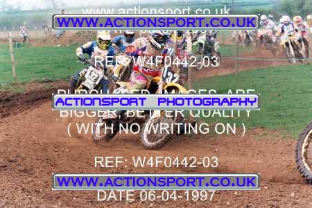 Photo: W4F0442-03 ActionSport Photography 06/04/1997 AMCA Shepshed MCC - Wymeswold _5_JuniorsGroup3 #9990