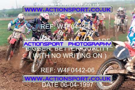 Photo: W4F0442-06 ActionSport Photography 06/04/1997 AMCA Shepshed MCC - Wymeswold _5_JuniorsGroup3 #9990