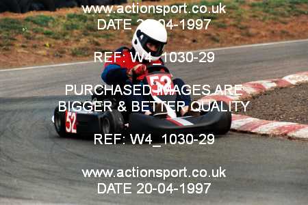 Photo: W4_1030-29 ActionSport Photography 20/04/1997 Shenington Kart Club _3_SeniorTKM #52