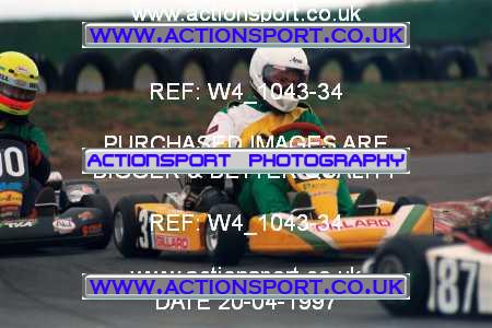 Photo: W4_1043-34 ActionSport Photography 20/04/1997 Shenington Kart Club _6_TKMNovice #31