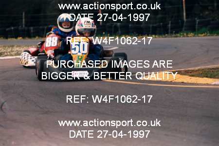 Photo: W4F1062-17 ActionSport Photography 27/04/1997 Dunkeswell Kart Club _2_JuniorTKM #50