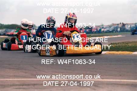 Photo: W4F1063-34 ActionSport Photography 27/04/1997 Dunkeswell Kart Club _3_FormulaBlue #33