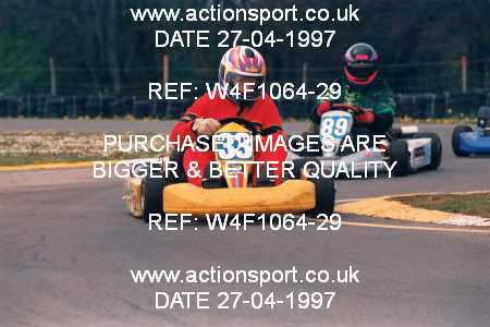 Photo: W4F1064-29 ActionSport Photography 27/04/1997 Dunkeswell Kart Club _3_FormulaBlue #33