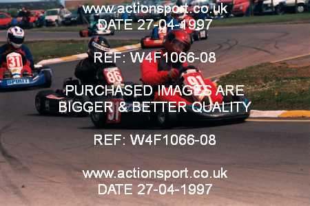 Photo: W4F1066-08 ActionSport Photography 27/04/1997 Dunkeswell Kart Club _4_SeniorTKM #91