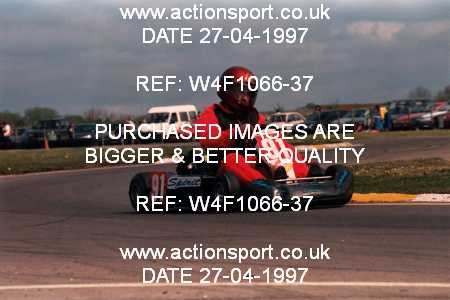 Photo: W4F1066-37 ActionSport Photography 27/04/1997 Dunkeswell Kart Club _4_SeniorTKM #91