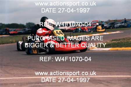 Photo: W4F1070-04 ActionSport Photography 27/04/1997 Dunkeswell Kart Club _7_125s #44